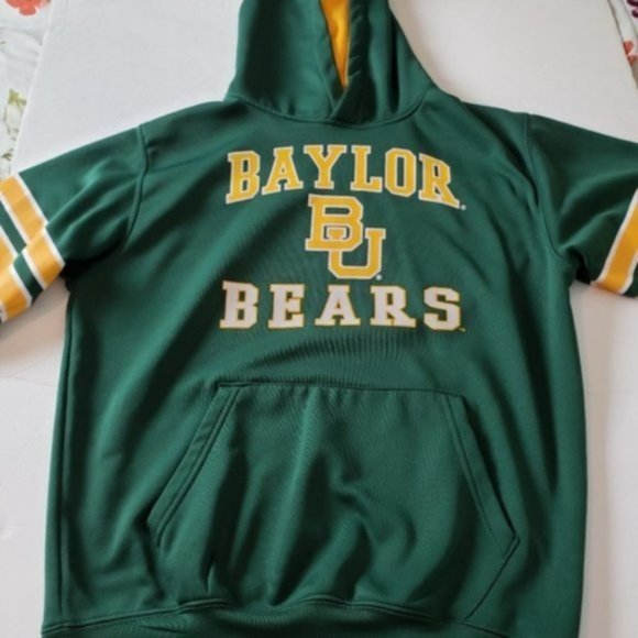 Colosseum Baylor Bears Youth Long Sleeve Hoodie Sweater - Picture 4 of 7